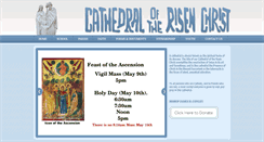 Desktop Screenshot of cathedraloftherisenchrist.org